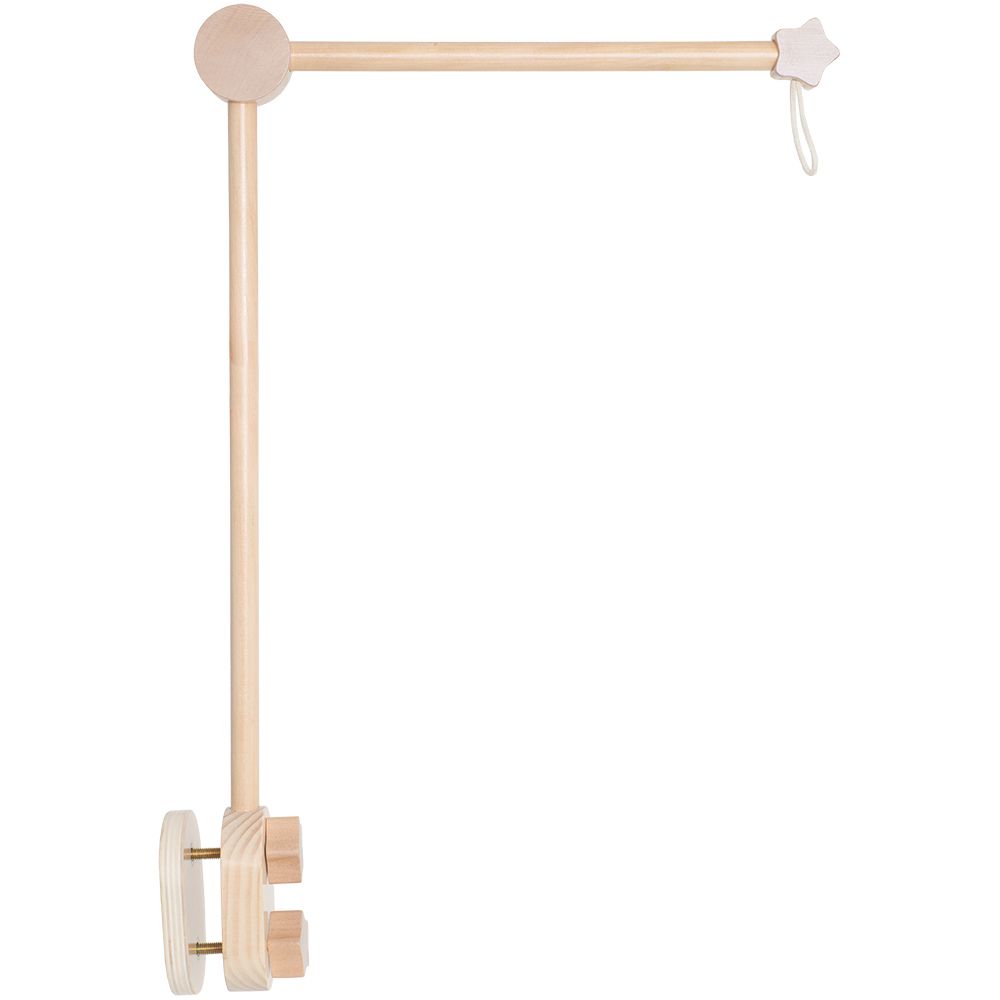 Cot Mobile Arm - Natural Wood image 0