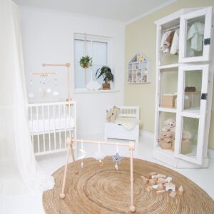 Cot Mobile Arm - Natural Wood image 1