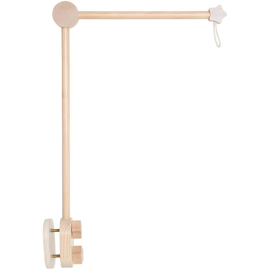 Cot Mobile Arm - Natural Wood image 0