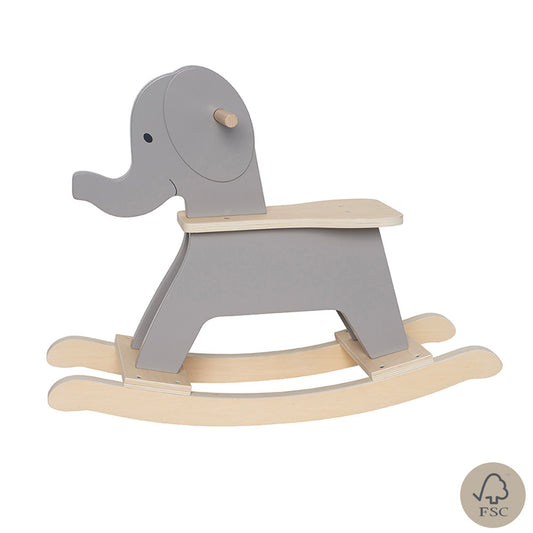 Wooden Rocking Elephant image 0
